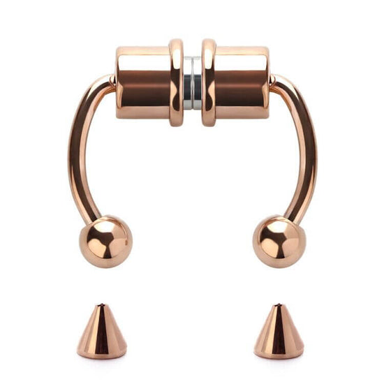 Magnetic Non-Piercing Horseshoe Fake Nose Piercing