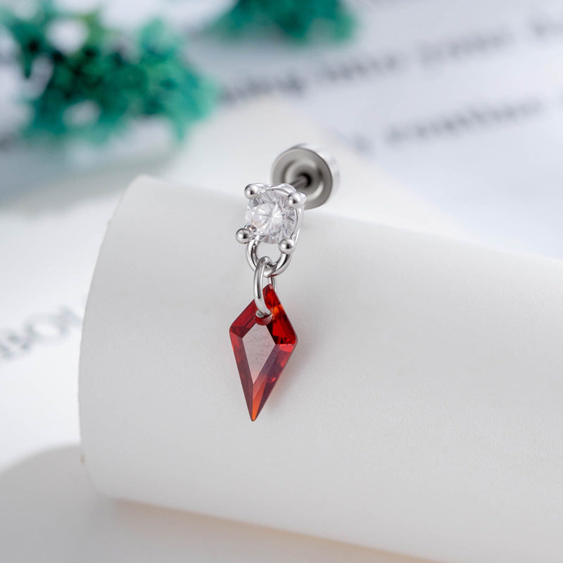 Aurora Prism Kite Drop Cartilage Stud