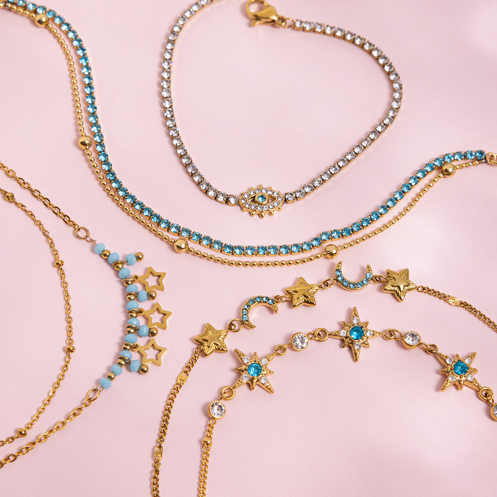 Golden Hour Turquoise Layering Bracelet