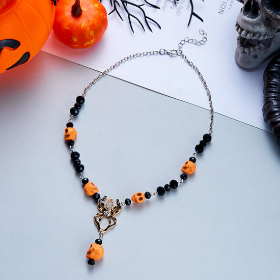 Trick or Treat Halloween Charm Necklace