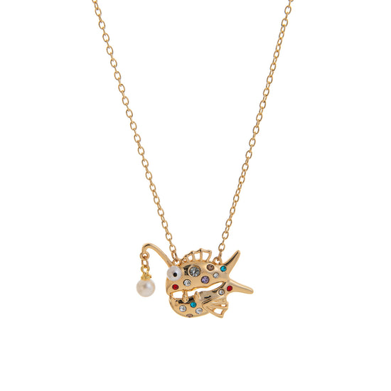 Ocean Marine Animal Pearl Necklace
