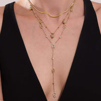 Cute Teddy Bear Pig Nose Y Necklace