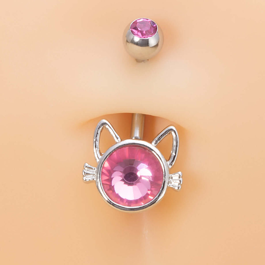 Kawaii Hello Kitty Belly Ring