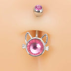 Kawaii Hello Kitty Belly Ring
