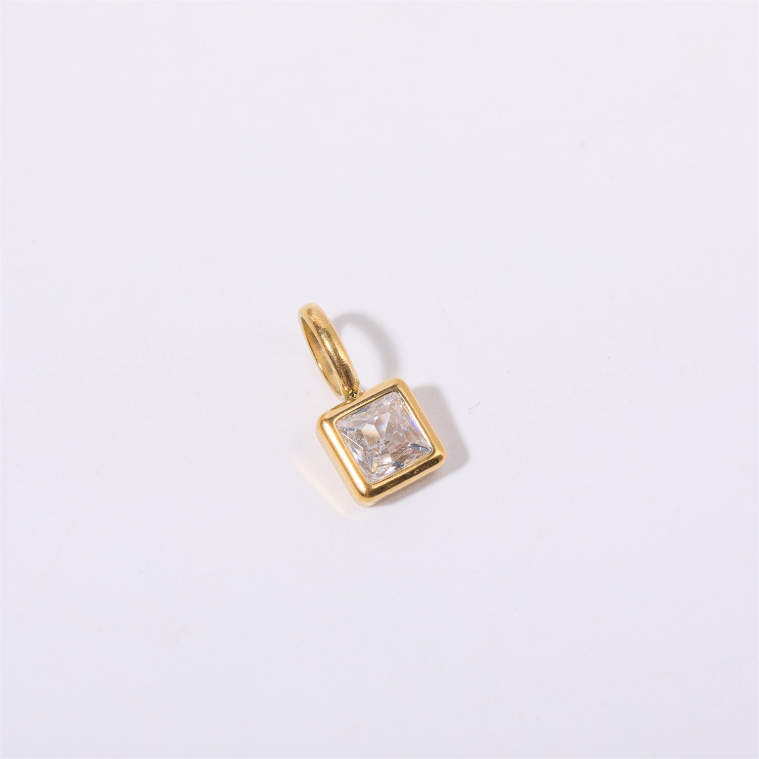 18K Gold Birthstone Charm & Pendant