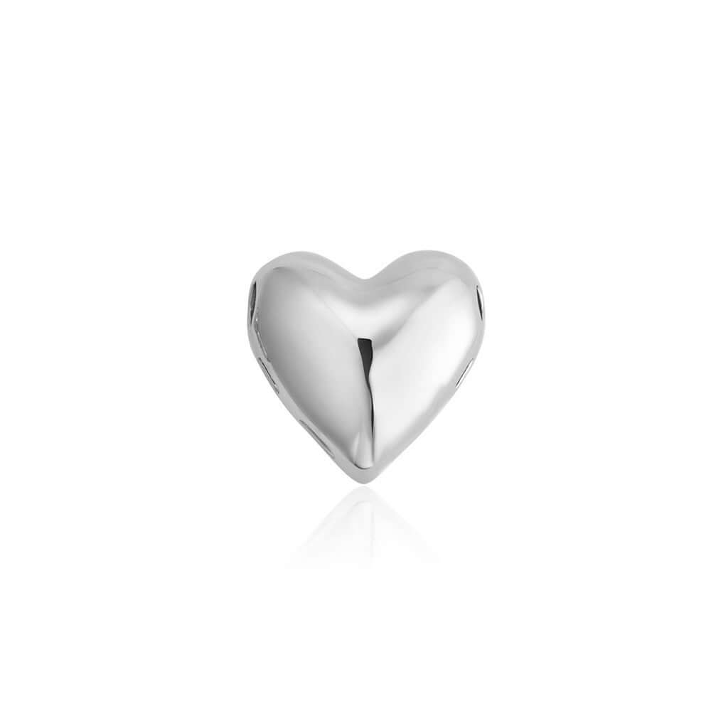 Silver heart Charm