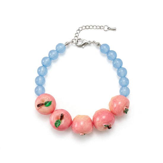 Juicy Orchard Fruit Beaded Bracelet