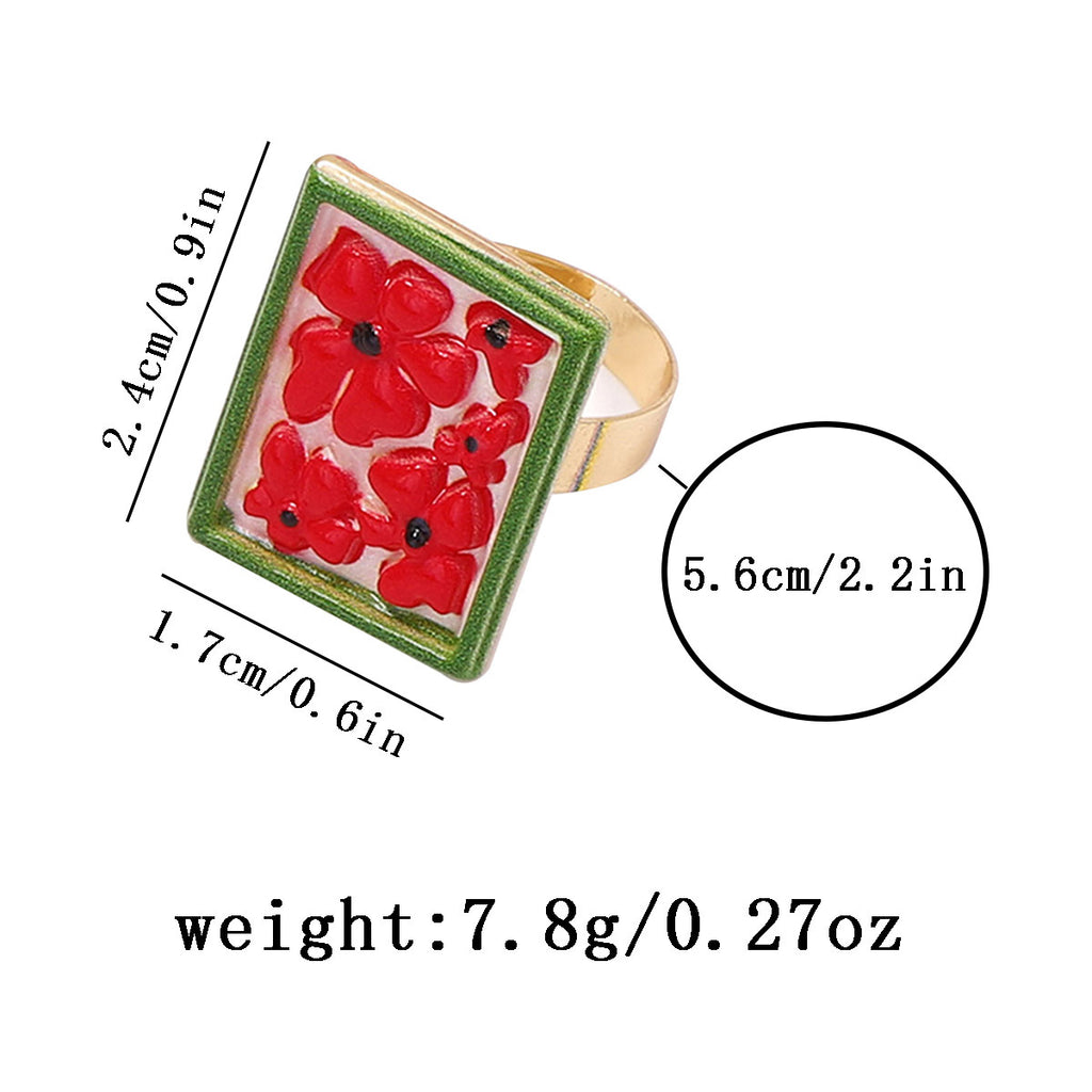 Spring Garden Flower Bloom Ring