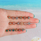 20G Snowdrop Cartilage Helix Stud Earrings 