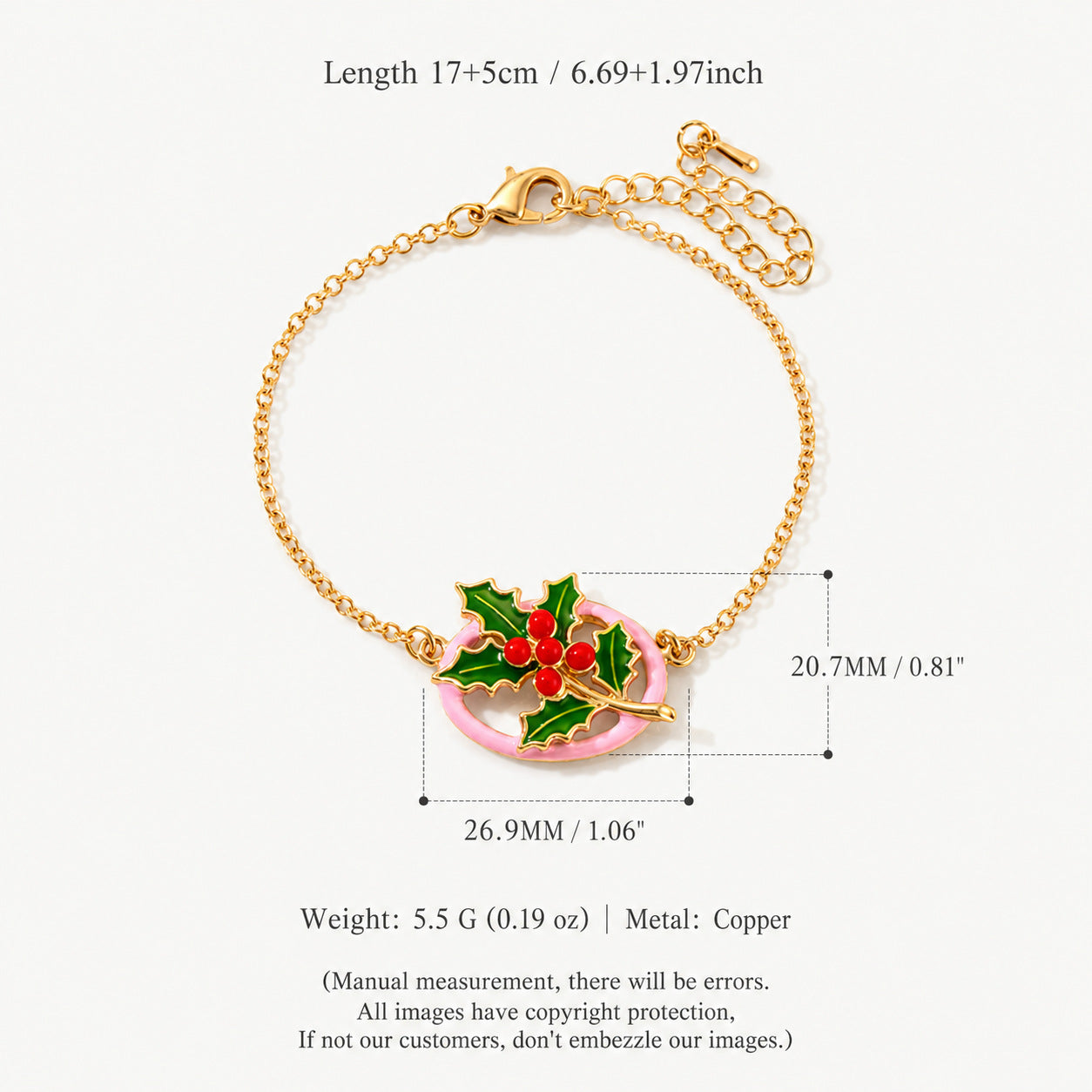 Chrysanthemum Birth Flower Bracelet