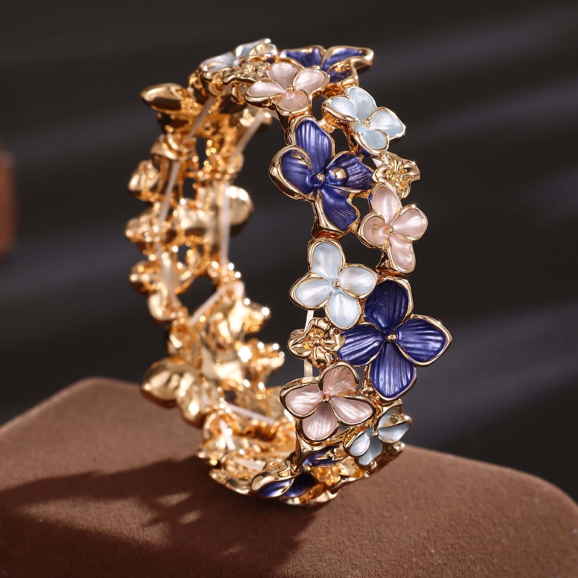 Y2K Two Tone Cat Split Index Ring