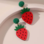 Acrylic Kiwi Fruits Earrings