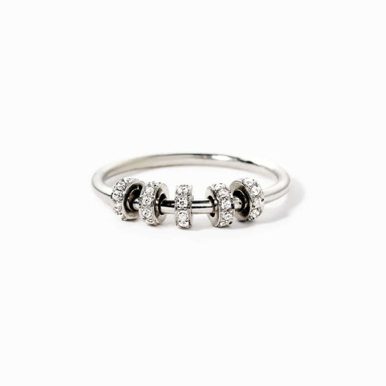 Women Fidget Spinner Ring Anxiety Ring Healing Gift