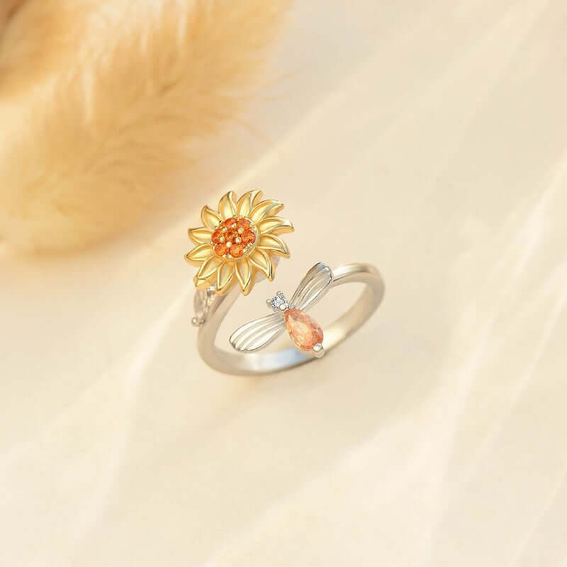 You're My Sunshine Spinning Anxiety Fidget Ring