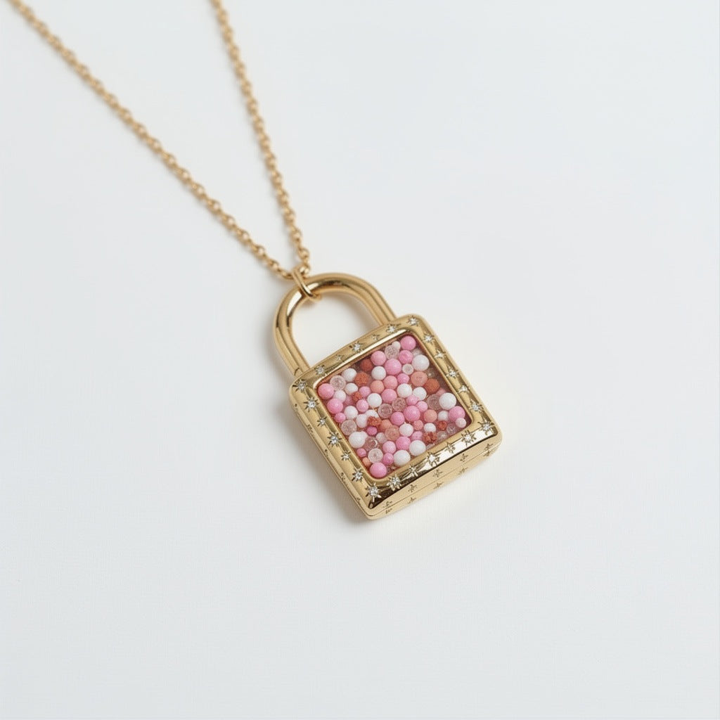 DIY Heart Locket Necklace Charm