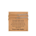 Bow Link Chain Matching Bracelet