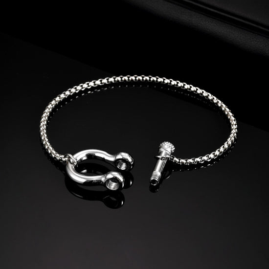 Horshoe Buckle Unisex Chain Bracelet