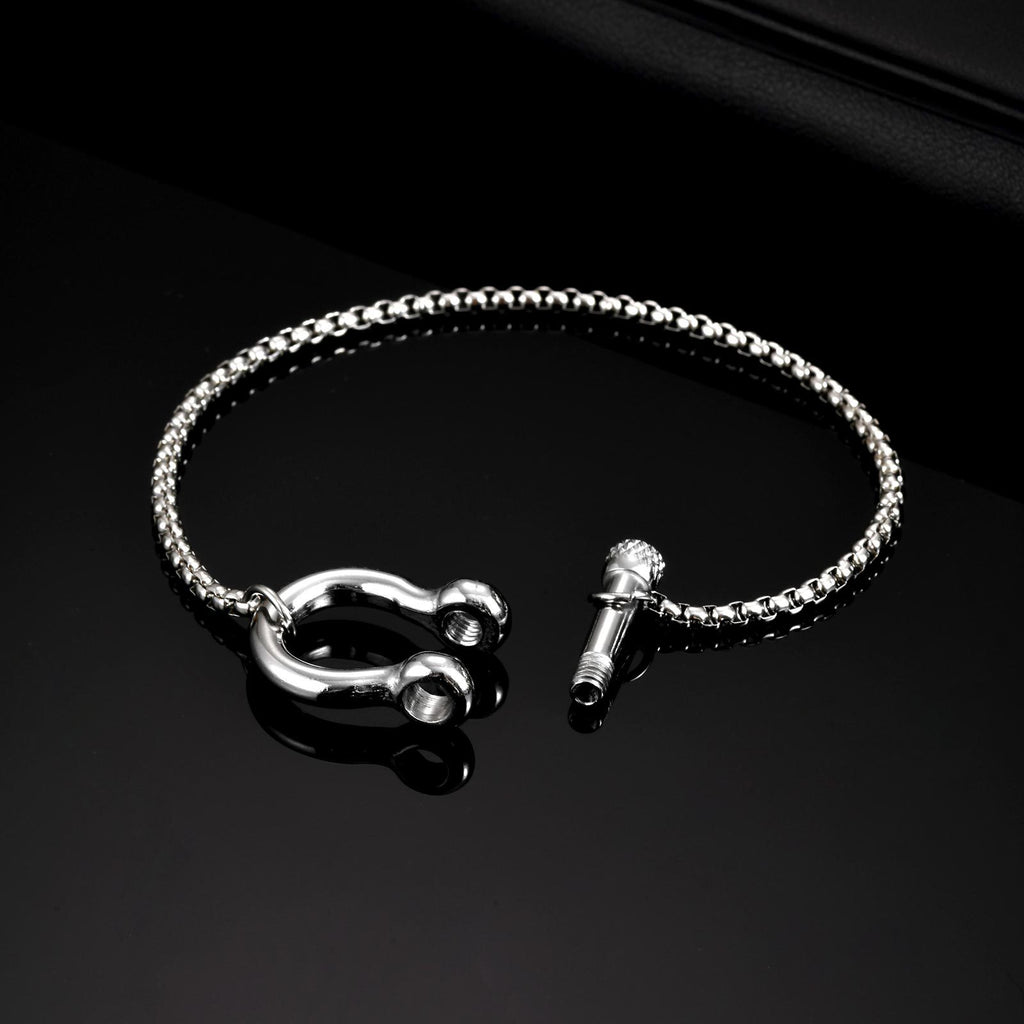 Horshoe Buckle Unisex Chain Bracelet