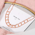 18K Gold Sequin Clavicle Layering Choker Necklace