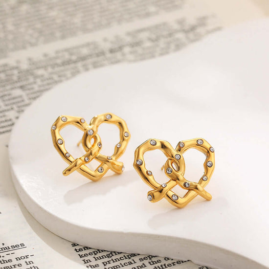 Chic Baguette Earrings Stud