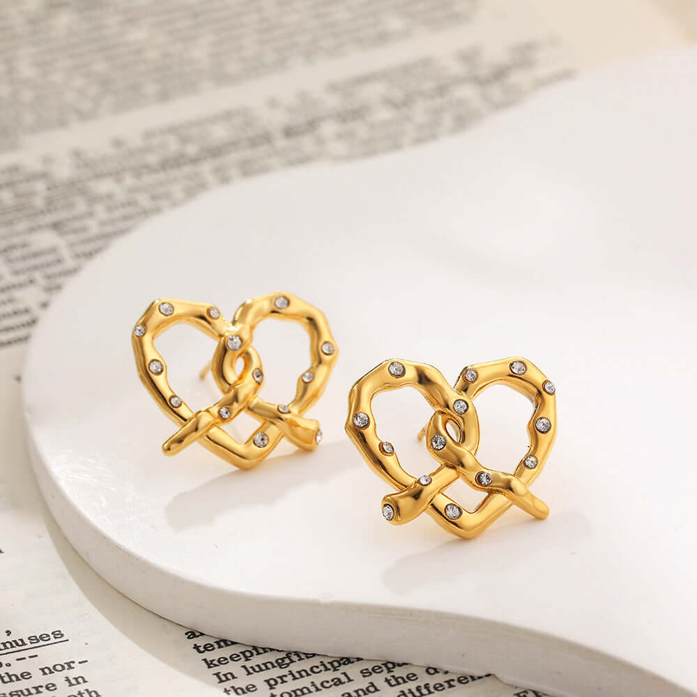 Chic Baguette Earrings Stud