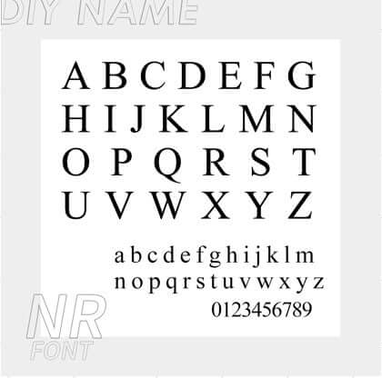 14K Gold Plated Custom Name Anklets Chain | CXT22