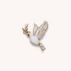 Peace Dove Locket Necklace Charm