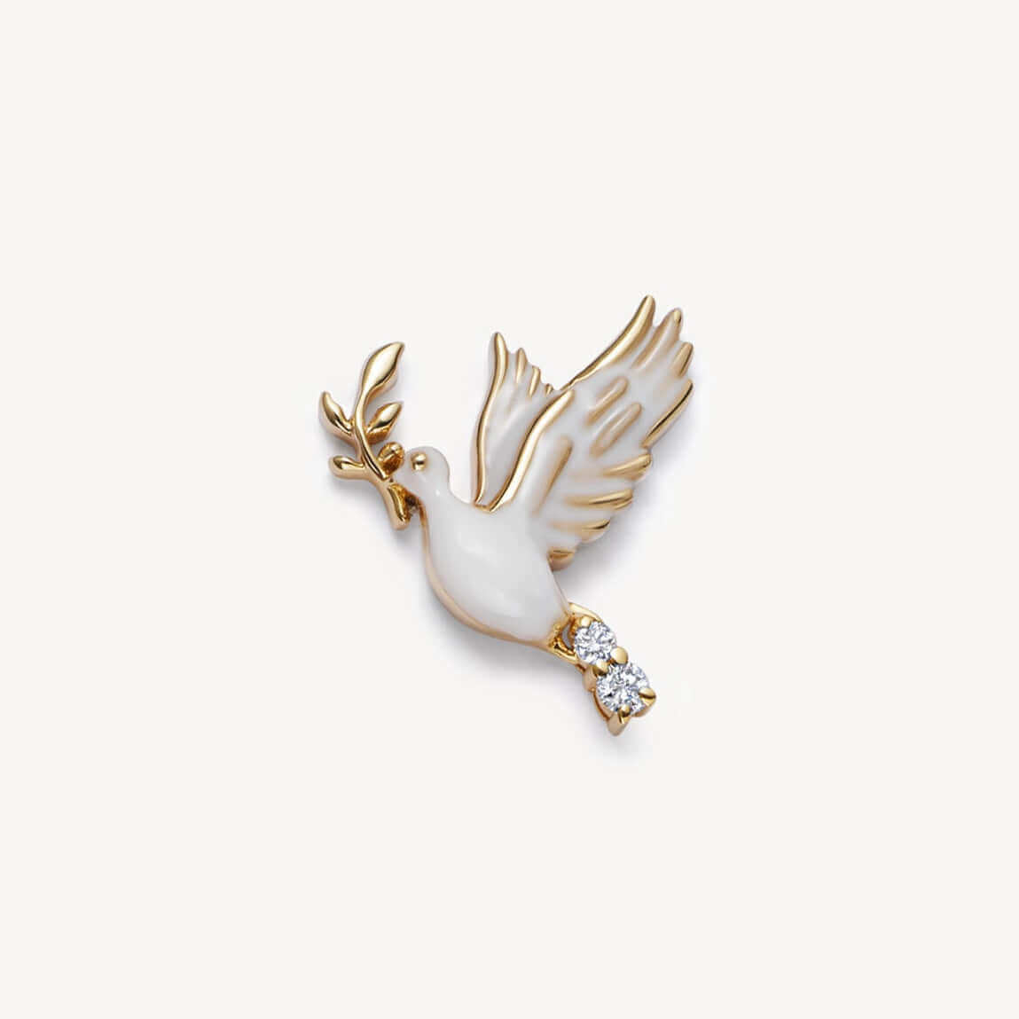 Peace Dove Locket Necklace Charm
