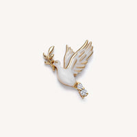 Peace Dove Locket Necklace Charm