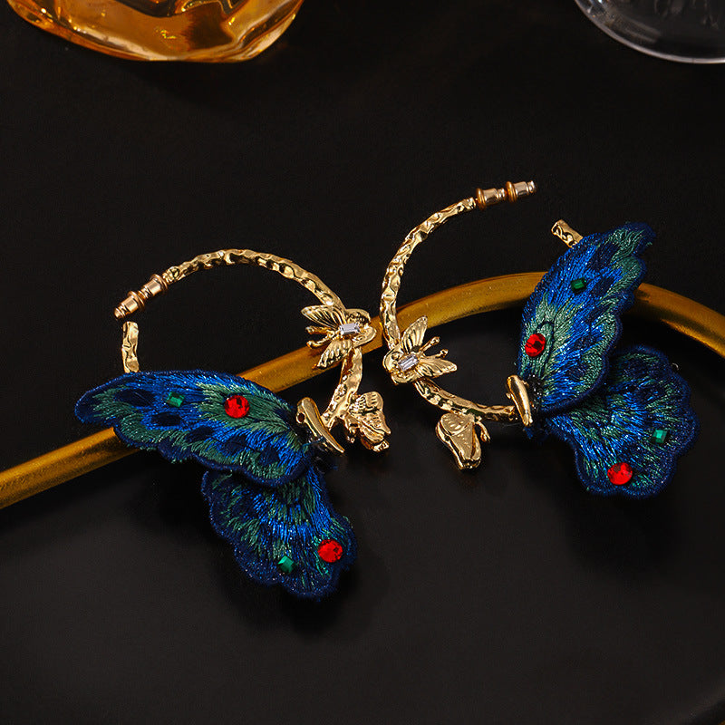 Y2K Two Tone Cat Split Index Ring