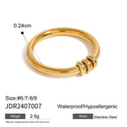 Interlocking Connected Circle Rings