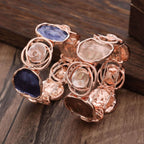 Y2K Two Tone Cat Split Index Ring