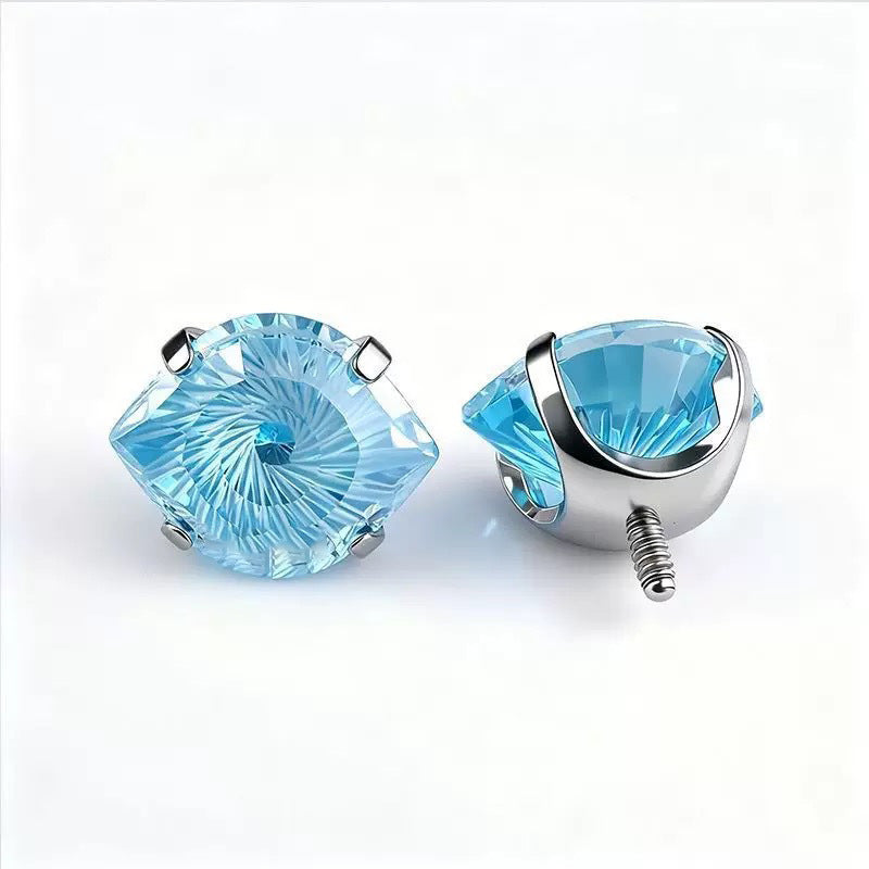 Evil Eye Sparkle Helix Tragus Stud