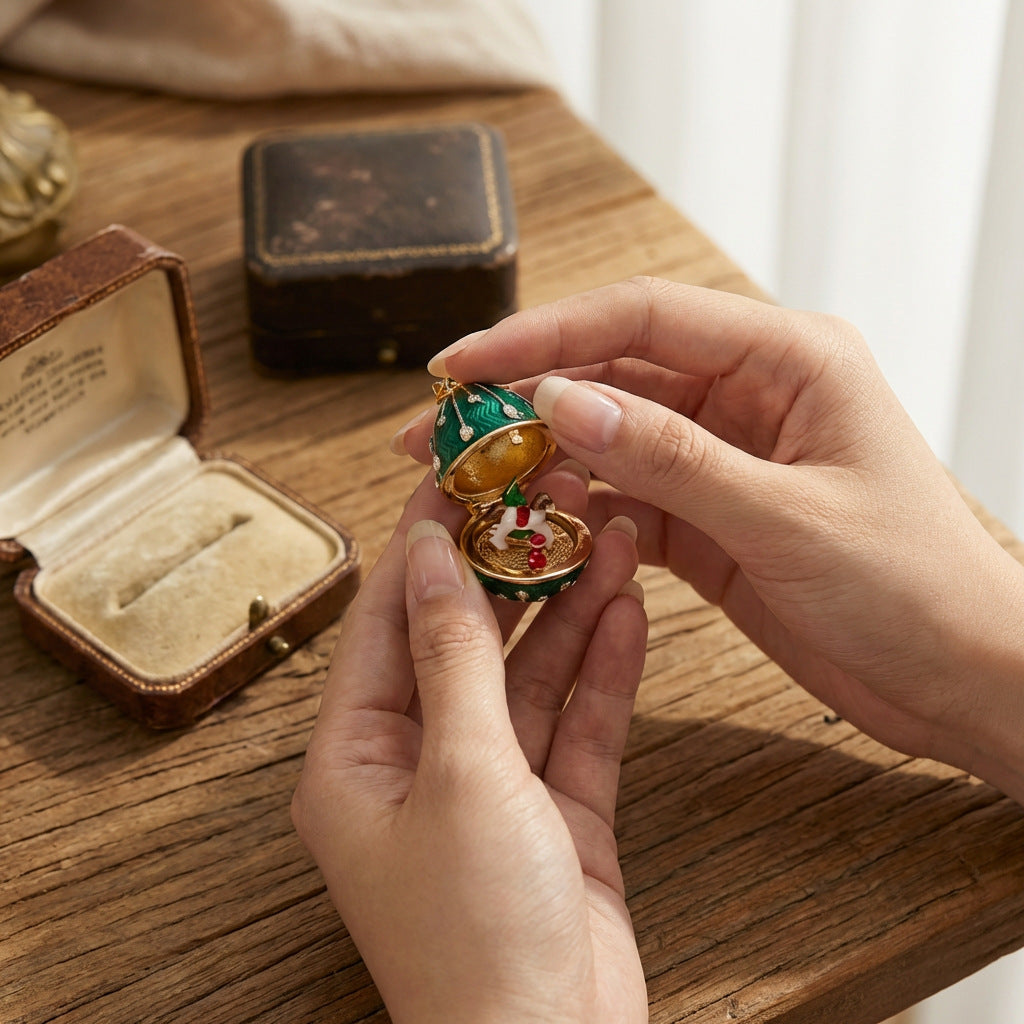 Hidden Treasure Surprise Egg Necklace