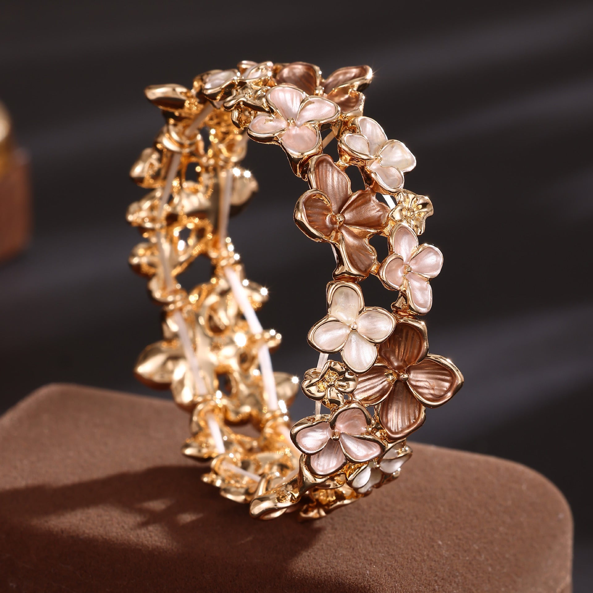 Hand-Painted Sakura Blossom Strengthy Bracelet
