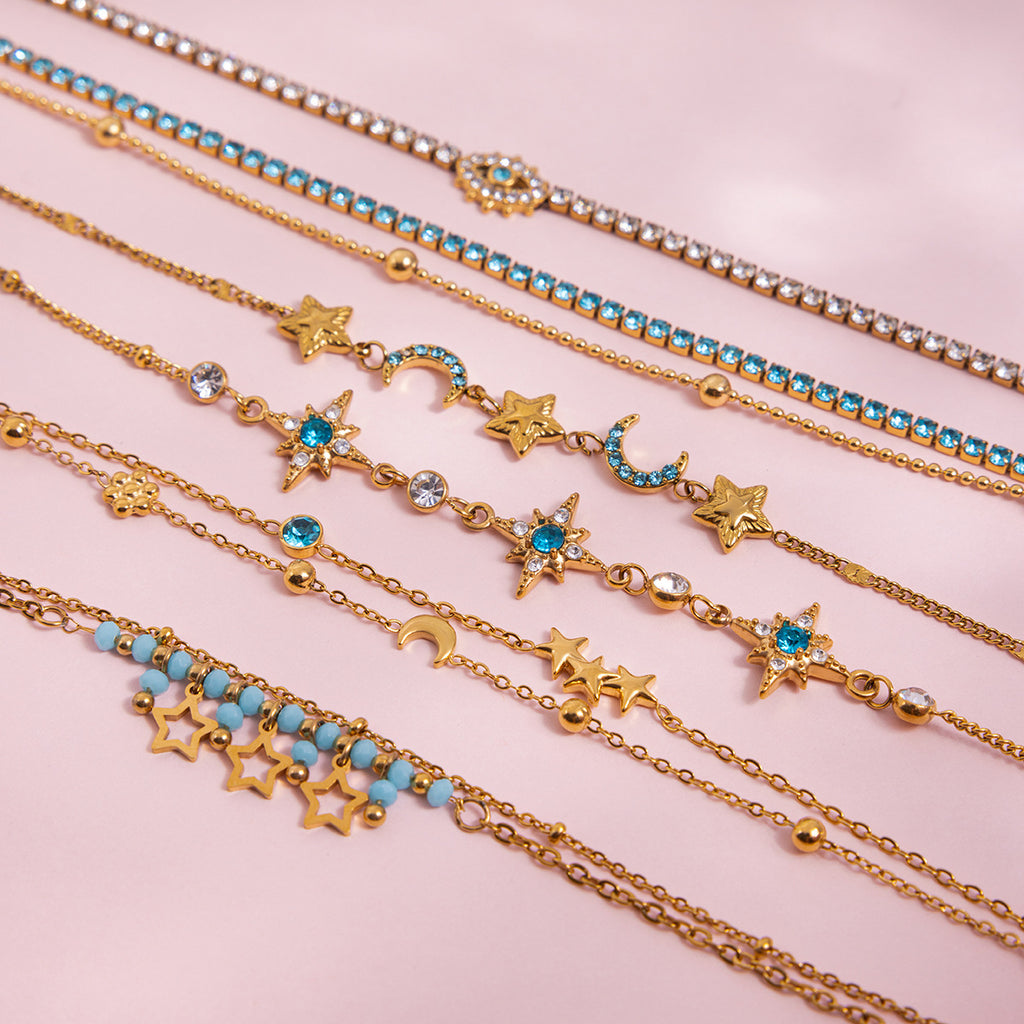 Golden Hour Turquoise Layering Bracelet