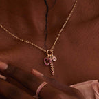 Ganesha Elephant Lotus Pendant Charm | JX402-1