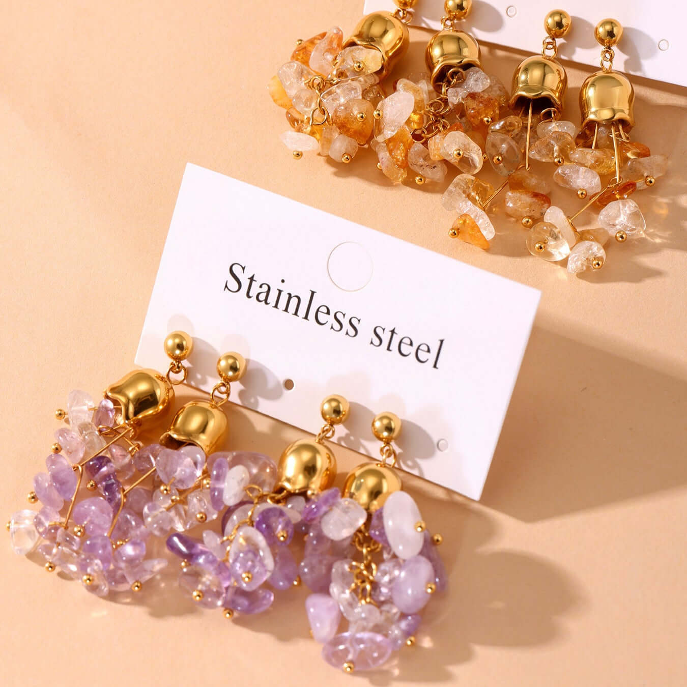 Y2K Two Tone Cat Split Index Ring