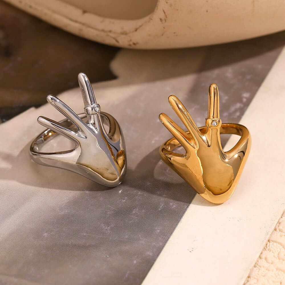 Creative Hand Ring | R5045