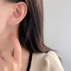 Smiley Face Emoji Tassel Fringe Threader Earrings