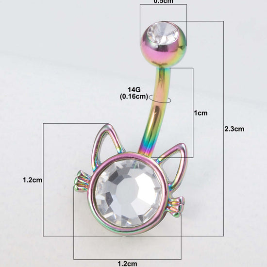 Kawaii Hello Kitty Belly Ring