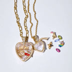 DIY Heart Locket Necklace Charm