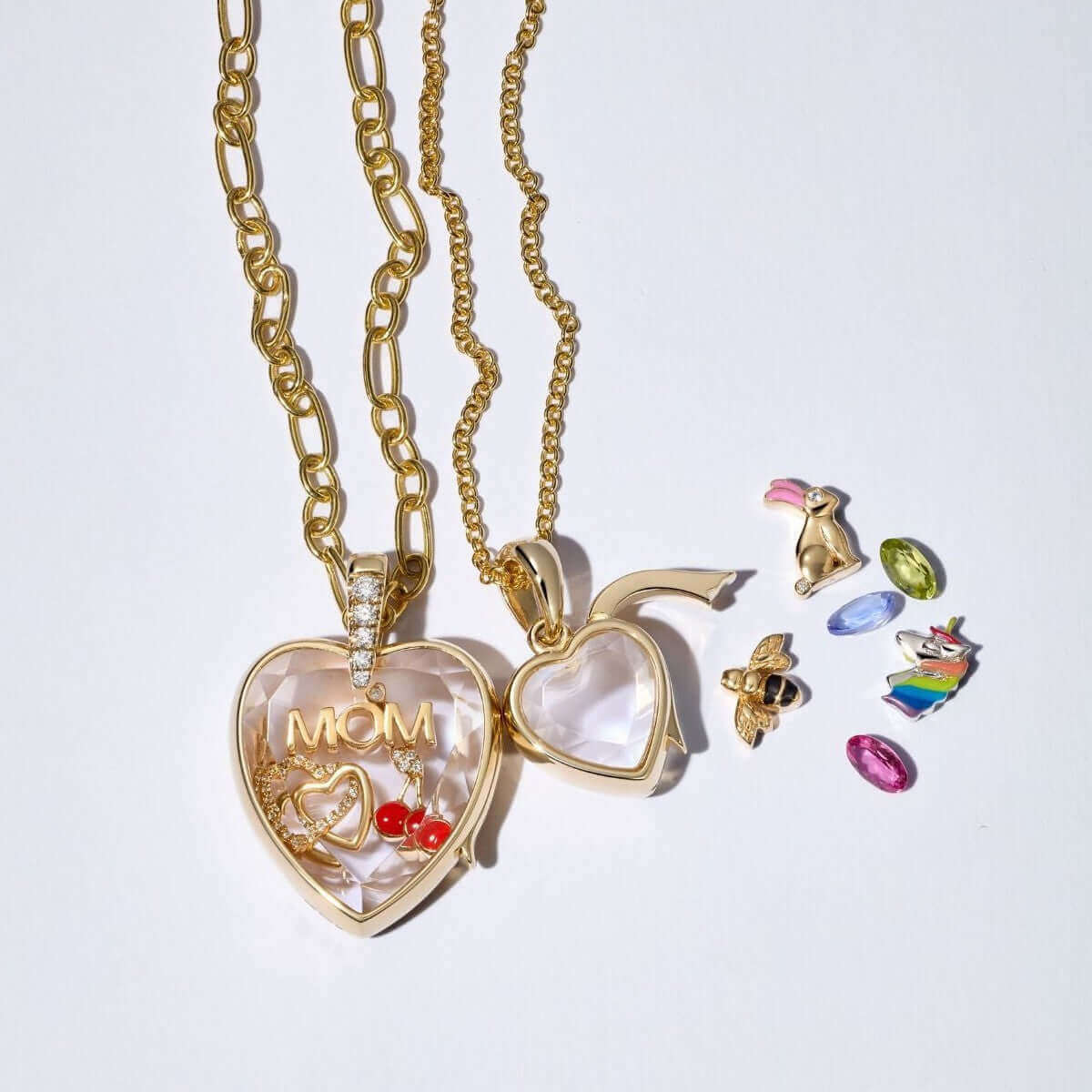 DIY Heart Locket Necklace Charm