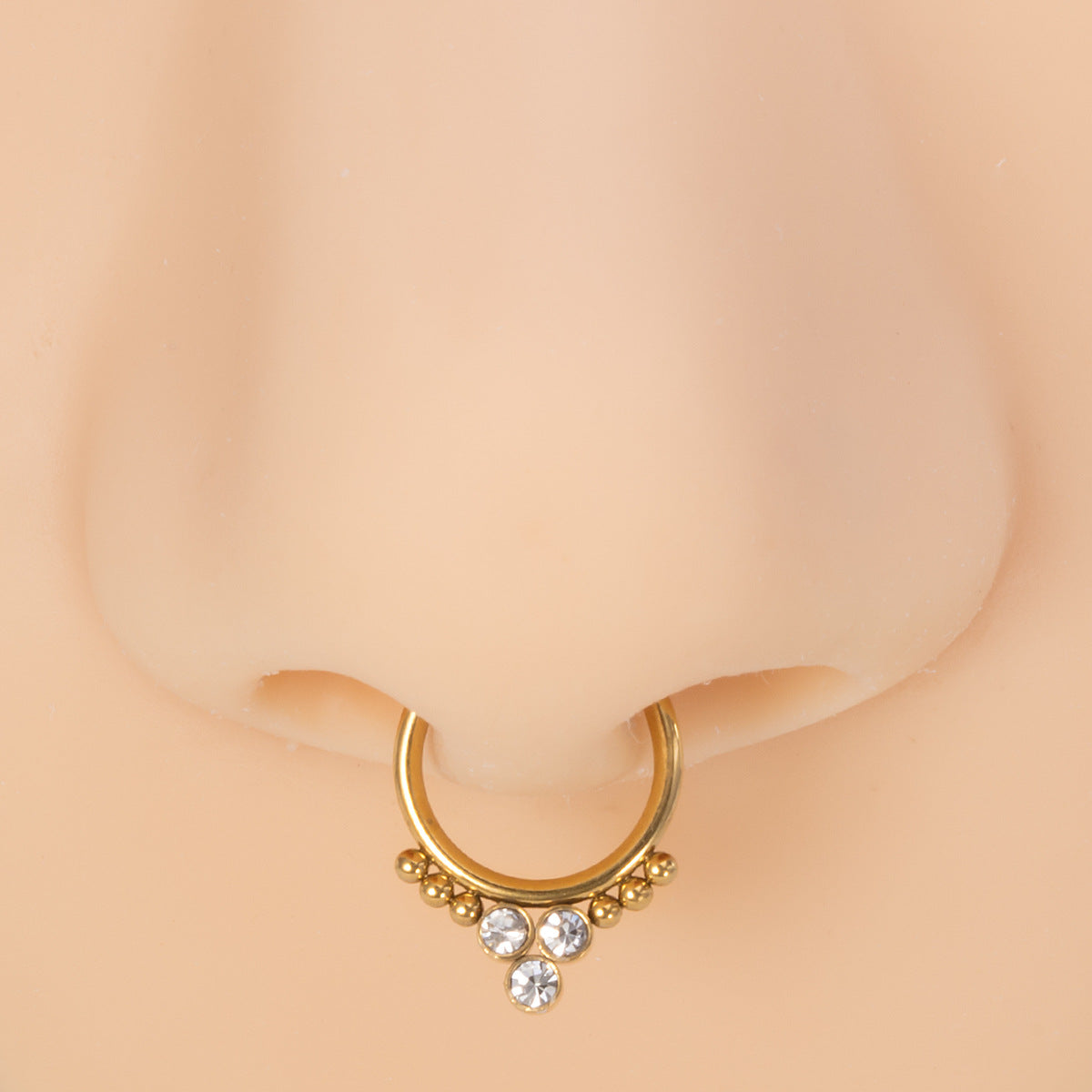 No Piercing Nose Cuff Fake Nose Ring Gold