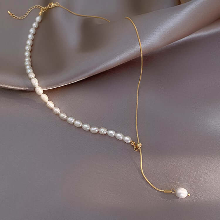  Pearl Gold Necklace