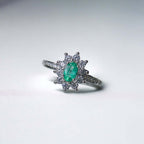 18K Gold Statement Emerald Ring
