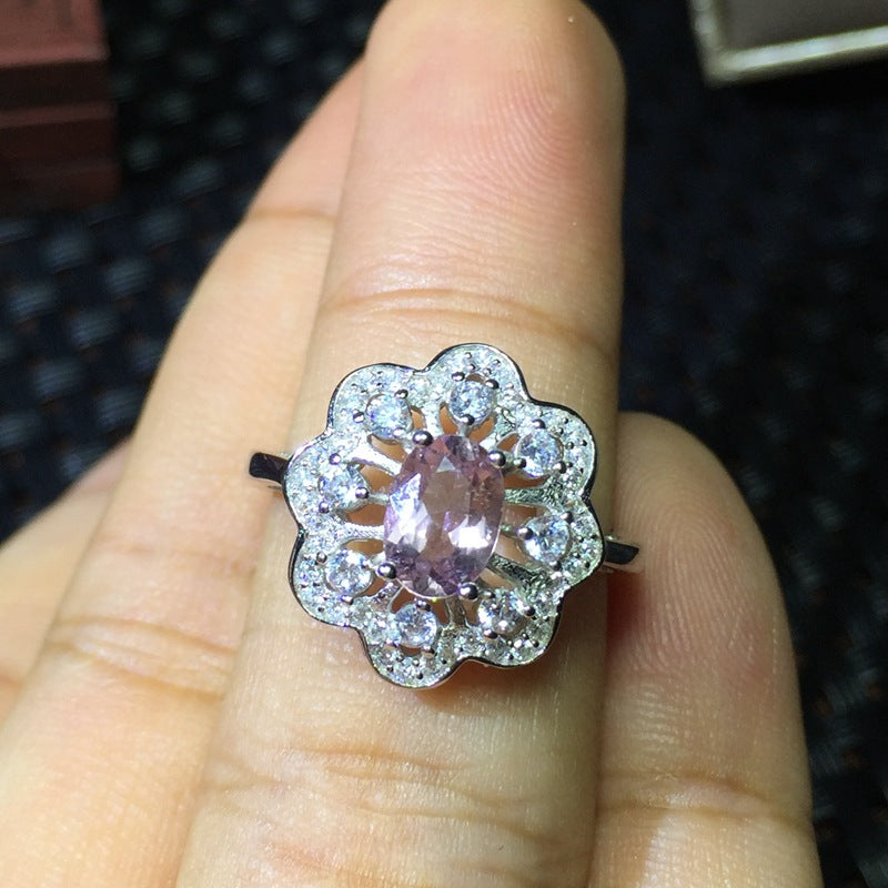 Pink Crystal Ring