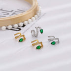 Green Snake Spiral Ear Cuff Ear Climber | R0125