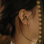 Green Snake Spiral Ear Cuff Ear Climber | R0125