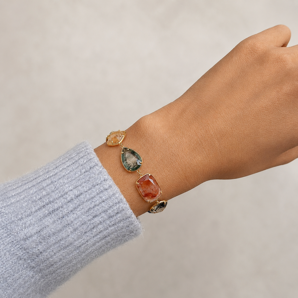 Rutilated Quartz Spiritual Bracelet